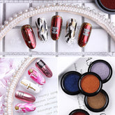 1Box  Nail Mirror Glitter Powder Metallic Colorful Metal Effect Nail Glitter Gold Nail Art UV Gel Polish Chrome